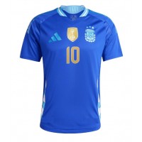 Muški Nogometni Dres Argentina Lionel Messi #10 Gostujuci Copa America 2024 Kratak Rukav